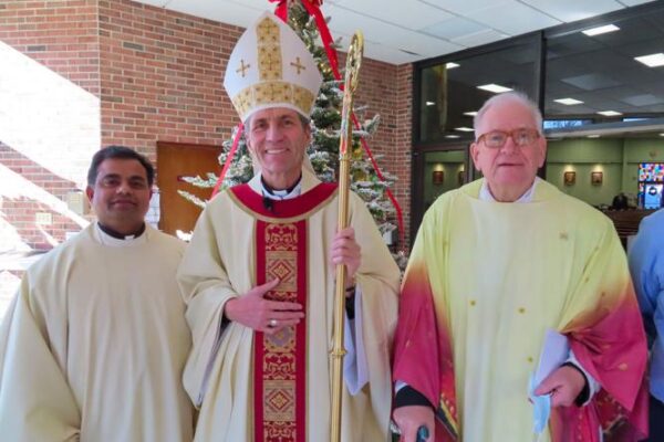 Bishop Koenig at St. Ann<br>December 25